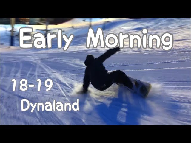【#3】 早朝 極上ピステンバーン ダイナランド【スノーボード】【Snowboarding】