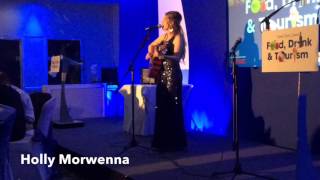 Holly Morwenna performs at the 2015 North Devon Journal Food, Drink and Tourism Awards