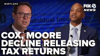 Moore, Cox decline to release tax returns despite transparency pledges