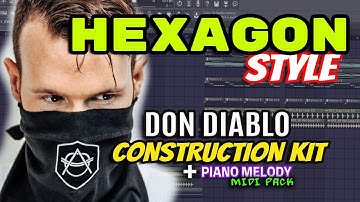 How to make Don Diablo Style - Tutorial - Hexagon - Future House - FL Studio