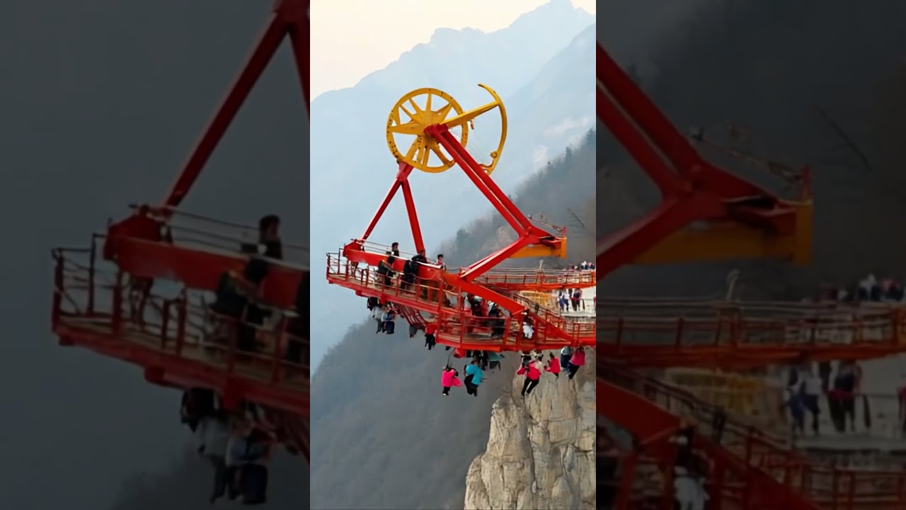 Deadly Cliff Swing Malfunction Caught On Camera Extreme Ride Collapse