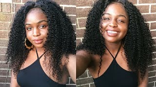 CHINALACEWIG.COM BRAZILIAN CURLY LACE FRONT WIG CF022