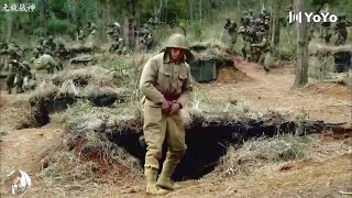 [Anti-Japs Film] Expeditionary forces find Japs hiding in caves, ambush from behind, annihilate them