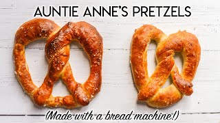 Auntie Anne's Pretzel Recipe (Made with a Bread Machine)