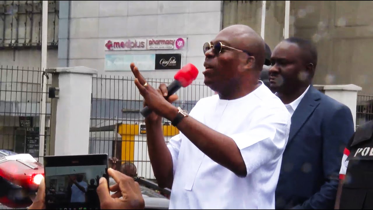 Adamant PortHarcourt Protesters Chant Old National Anthem But Hear What Fubara Told The Angry Youths