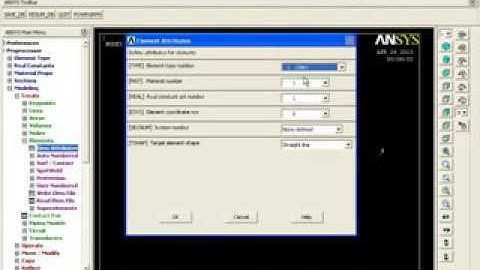 ansys 1 link elements creation-Video Tutorial-CADD SCHOOL
