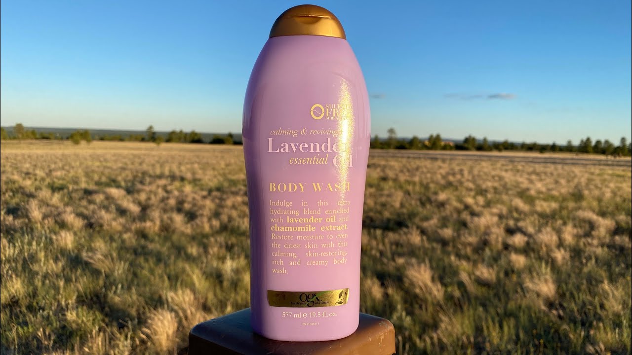OGX beauty , lavender essential oil body wash Review YouTube