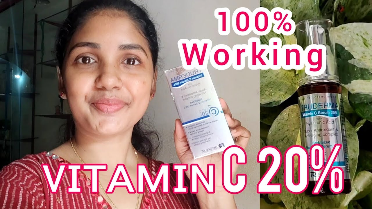 Truderma vitamin c 20 100 Working Best vitamin c serum all skin type skincare vitaminc