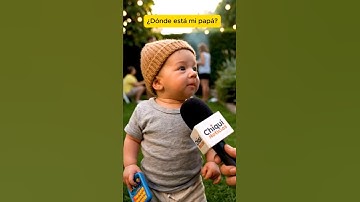 Bebé busca a su papá para entregar importante mensaje #veo3 #humorlatino #bebeia