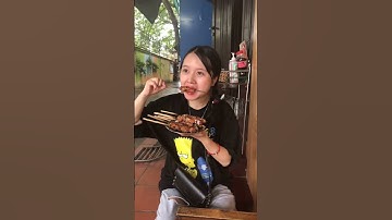 Thịt xiên nướng ngon nhất khu ĐH Ngoại Thương.| Hạt Tiêu Foodie #Tiktok