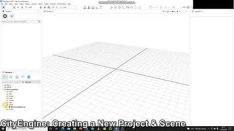 CityEngine: Creating a new Project & Scene