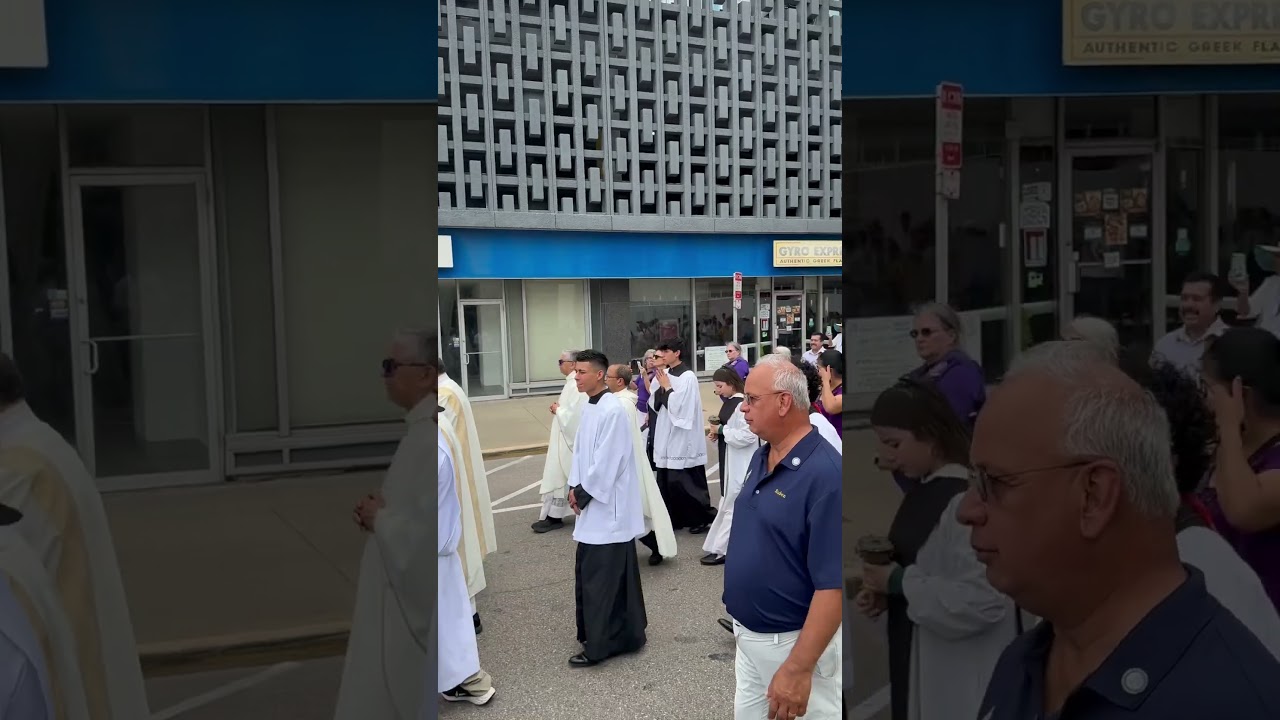 Day 5 // Eucharistic Procession in downtown Corpus Christi for the National Eucharistic Pilgrimage