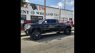 2021 GMC Denali 3500HD Dually on 26" American Force Wheels Cutlass 37" MT Tires - CUSTOM BUILD