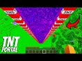 What's inside LONGEST TNT PORTAL in Minecraft? I can build BIGGEST TNT PORTAL ! Secret bunker
