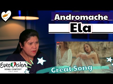 Andromache - Ela - Music Video Eurovision 2022 / REACTION #AndromacheEla #eurovision2022Cyprus