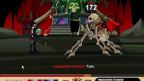 Dragonfable- the Nythera armor versus the IMPOSSIBLE crawler!