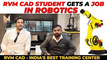 RVM Student gets a Job as Robotics Programmer | 6 Axis Robot Programming - Fanuc at RVM CAD