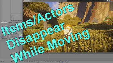 How to Make Items or Actors Disappear/Reappear While Camera is Moving - Minecraft Machinima Tutorial