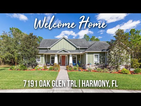 7191 Oak Glen Trail, Harmony, FL home video tour