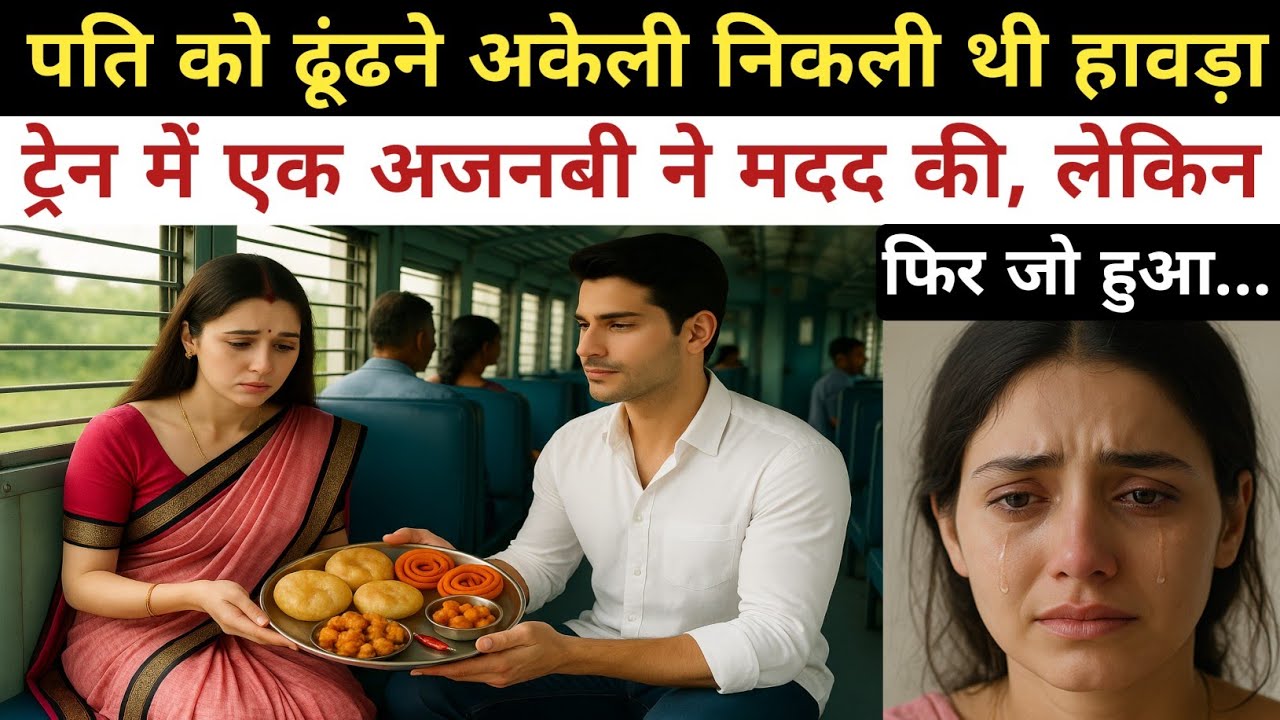 पति को ढूंढने अकेली निकली थी हावड़ा, ट्रेन में एक अजनबी ने मदद की, फिर जो हुआ | Heart touching story