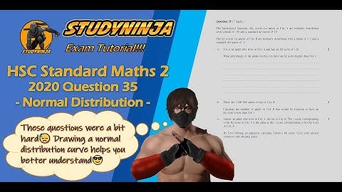 HSC Maths Standard 2020 Question 35 - StudyNinja