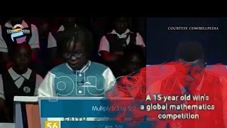15 year old Nigerian won the global mathematics competition