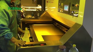 PCBWay PCB manufacturing factory----Exposure machine for PCB soldermask layer