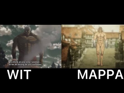 【進撃の巨人】WIT VS MAPPA Attack on Titan