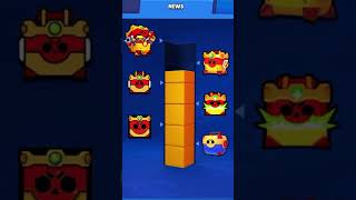 So CLOSE… | Brawl Stars #shorts #omegabox #byebyeboxes