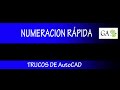 Autocad 2016 | NUMERACIÓN SUPER RÁPIDA | Autocad 2016
