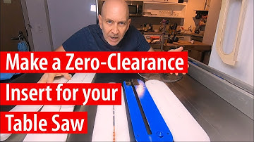 Make a Zero-Clearance Insert with a Snug Fit