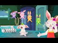 Five little rabbits jumping on the bed  nursery rhymes