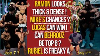 Hows Ramon Making Progress Mike Is The Biggest Threat Rubiel Looks Freaky Tony Freeman Was Nuts