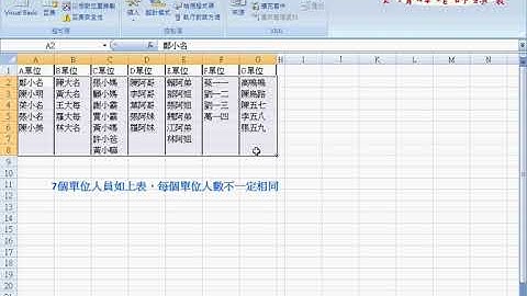 07 範例所屬單位查詢儲存格比對範圍VBA寫法
