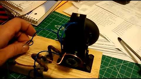 3D Printed Solenoid Motor/Engine w Skate Wheel & Bearings - First Run