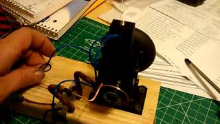 3D Printed Solenoid Motor/Engine w Skate Wheel & Bearings - First Run