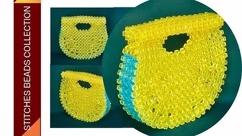 Let’s make the EASIEST designed BEADED BAG//DIY Beaded Bag//DIY Tutorials