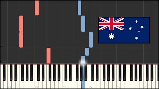 Australia National Anthem - Advance Australia Fair (Piano Tutorial)
