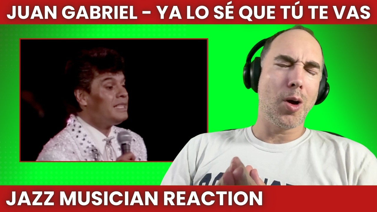 So powerful!!  [Juan Gabriel Reaction to Ya Lo Sé Que Tú Te Vas]