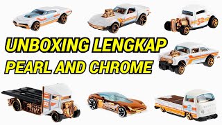 UNBOXING HOT WHEELS PEARL AND CHROME FULL SET (CHASE CAR) - 52nd ANNIVERSARY 2020