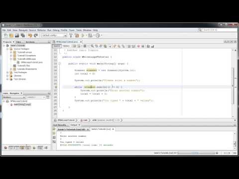 Java Tutorial 8 - Fun with While Loops