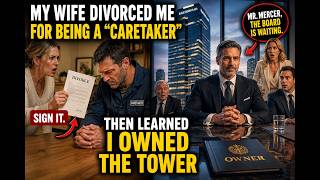 My Wife Divorced Me for Being a “Caretaker” — Then Learned I Owned the Tower