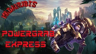 MadAnubis plays: League Of Legends (The powergrab express - Blitzcrank support guide)