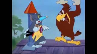 Visit our fanpage : https://www.facebook.com/cartoonsforkidsawesome/
tom is all set to eat jerry when a hawk swoops down and grabs jerry.
get back, ...