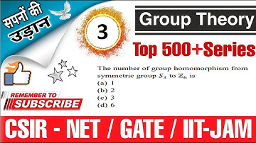 Q:-3 CSIR NET/GATE/IIT JAM / GROUP THEORY SOLUTION SERIES BY S.DHIMAN EPIC MATHEMATICS
