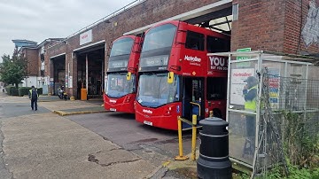 Buses At Harrow Weald Bus Garage 15/10/2024