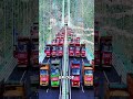 China’s World’s Highest Bridge Tested by 96 #bridgeconstruction#chinainfrastructure#worldrecord
