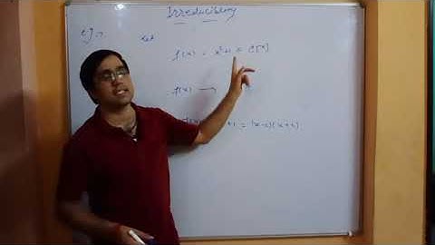 Irreduciblity by Manjeet sir