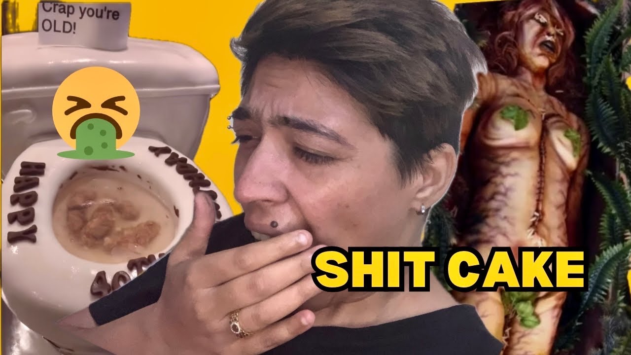 Disgusting Cake toilet cake Flush cake naked cake YouTube