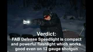 Testing FAB Defense Speedlight Flashlight on Remington 870 screenshot 5
